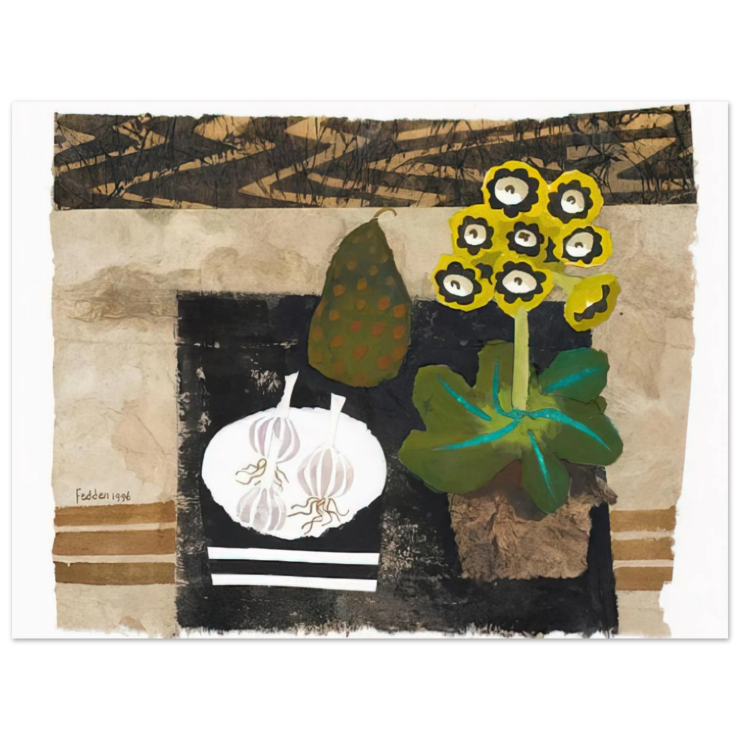 Mary Fedden - Auricula - 1996 Fine Art Poster - Default Title