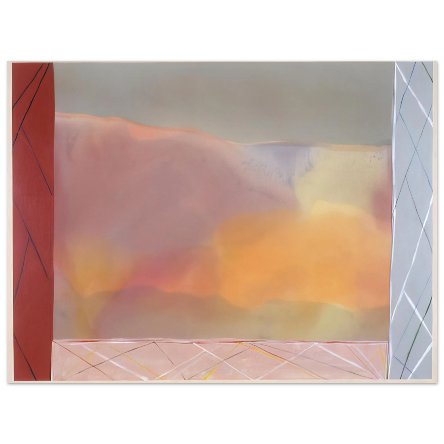 Ronnie Landfield - Tahity Trinity - 1988 Fine Art Poster - Default Title