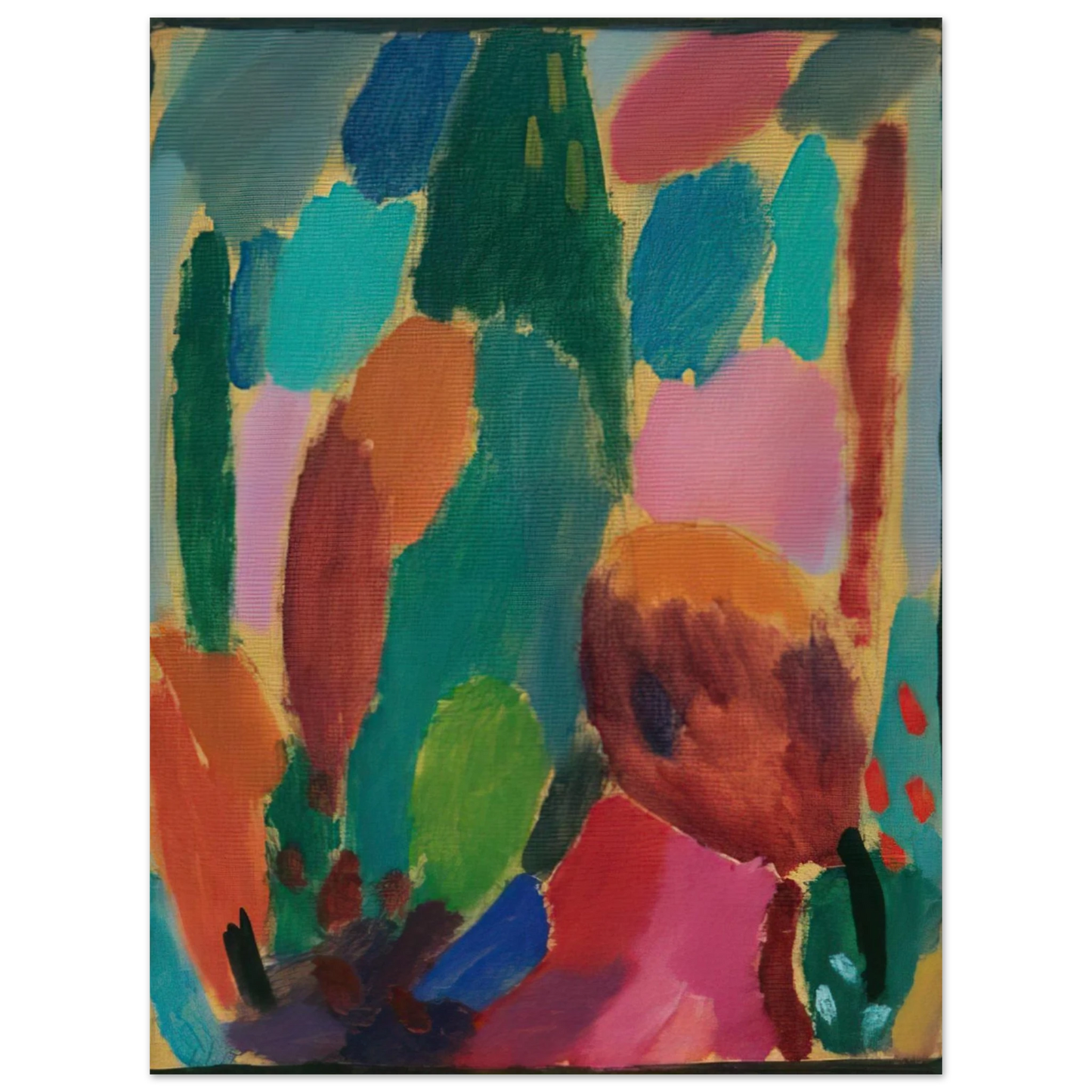 Alexej von Jawlensky - VARIATION Z RTLICHKEITEN 1917 Fine Art Poster - Default Title