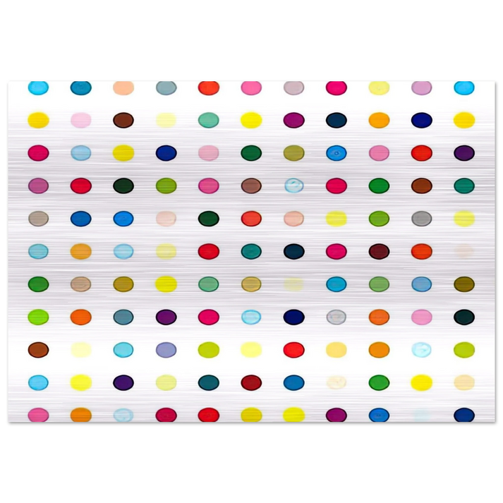 LSD - Damien Hirst Brushed Aluminum Print - 70x100 cm / 28x40 inches | Damien Hirst Aluminum Print | Damien Hirst Prints