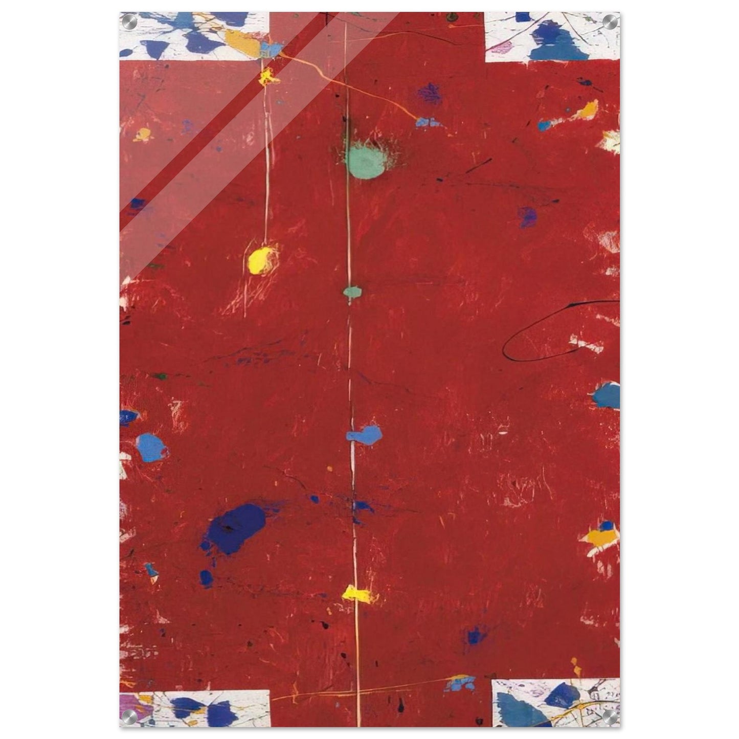 Untitled EXP SF 56-04 - Sam Francis Acrylic Print - 70x100 cm / 28x40″ inches