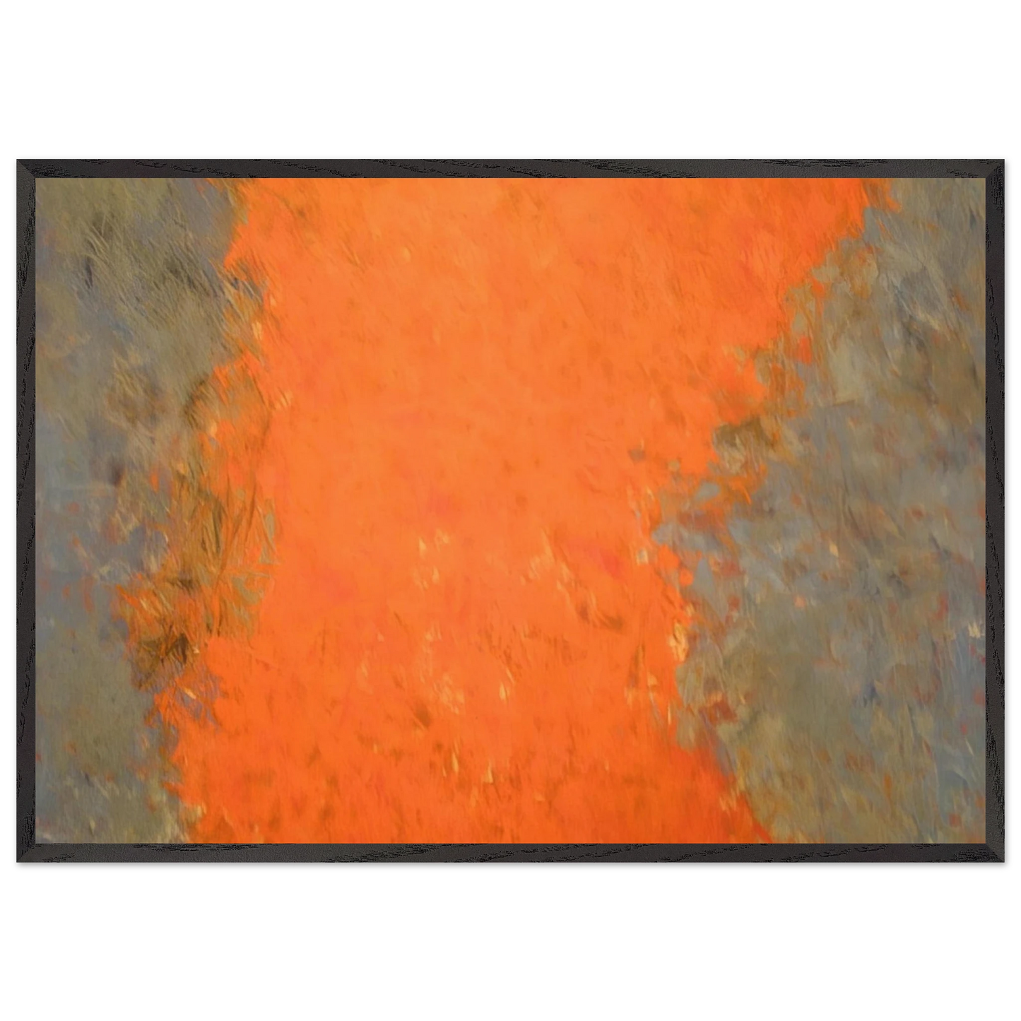 Untitled - 1959 N9 - Theodoros Stamos 70x100 cm / 28x40 inches Framed Art Print – Black Wooden Frame