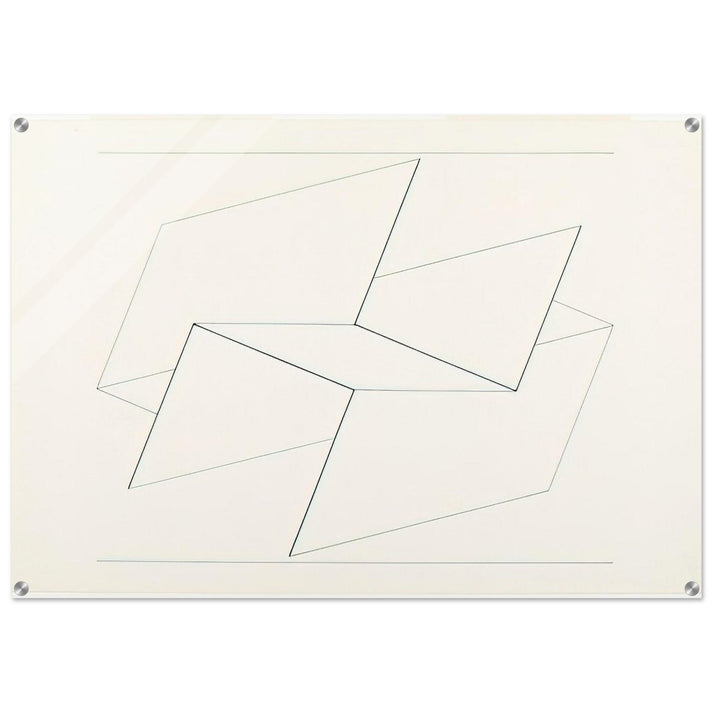 STRUCTURAL CONSTELLATION VI 1960 - Josef Albers Acrylic Print - 70x100 cm / 28x40″ inches