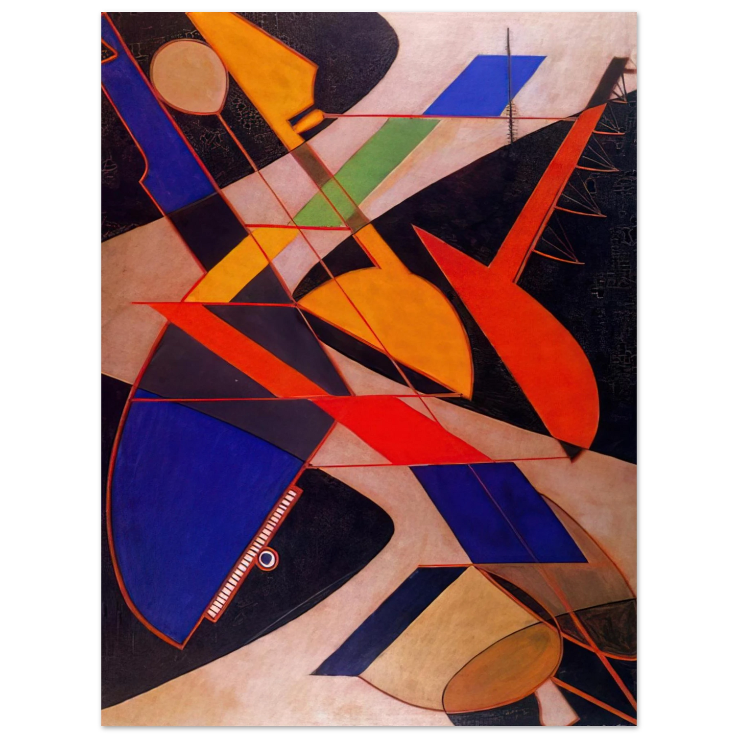 Man Ray - ORQUESTA SINFONICA 1916 Fine Art Poster - Default Title