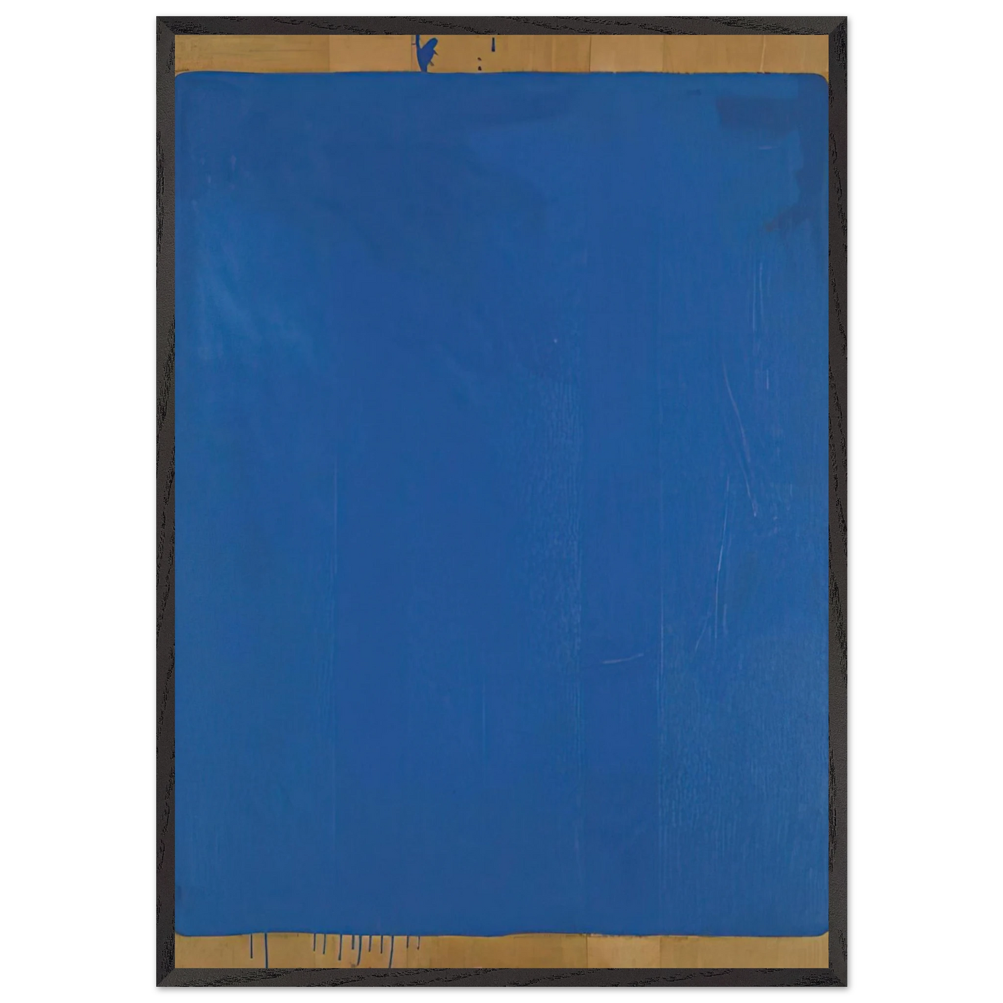 Monocromo blu - 1961 - Mario Schifano 70x100 cm / 28x40 inches Framed Art Print – Black Wooden Frame