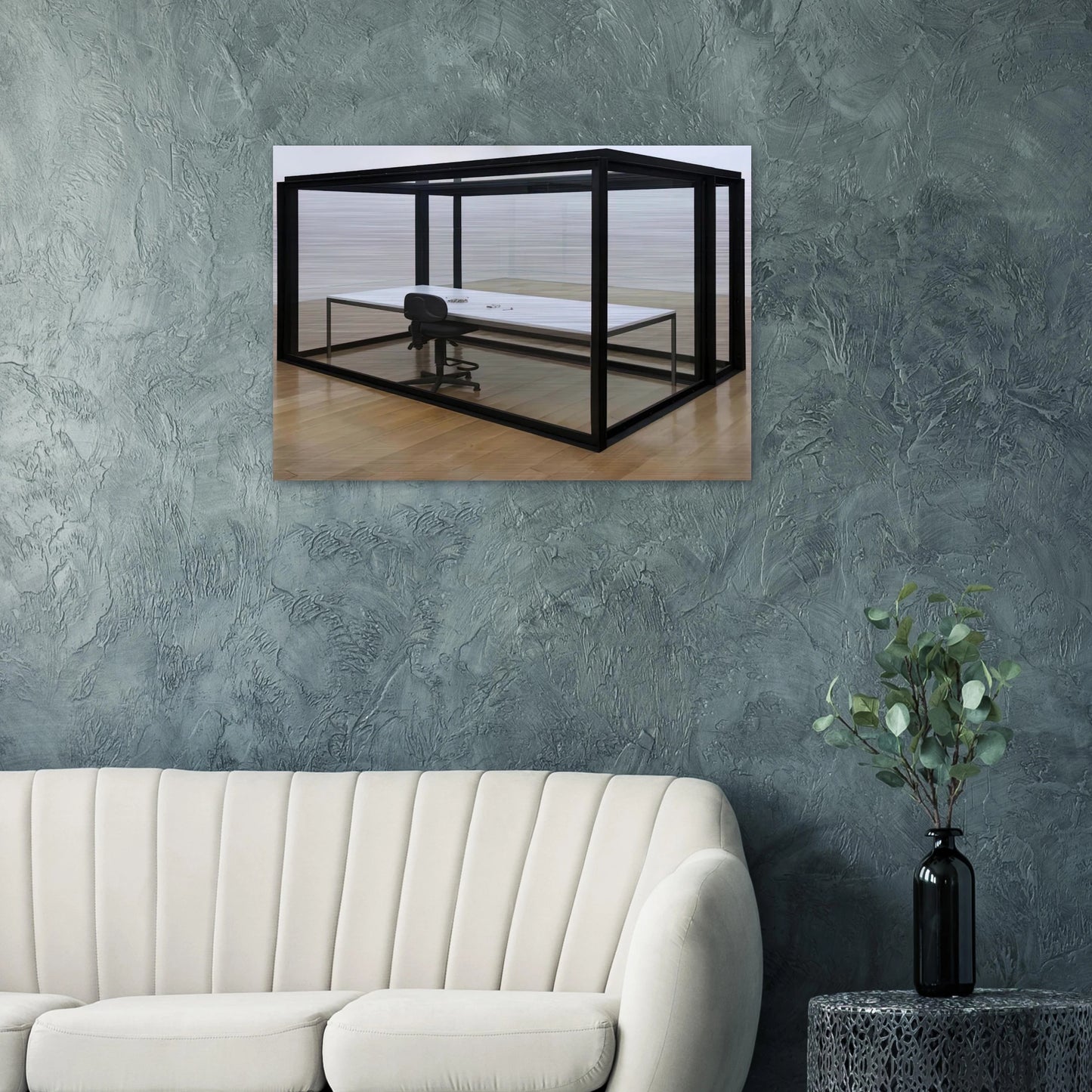 THE ACQUIRED INABILITY TO ESCAPE 1991 - Damien Hirst Brushed Aluminum Print - 70x100 cm / 28x40 inches | Damien Hirst Aluminum Print | Damien Hirst Prints