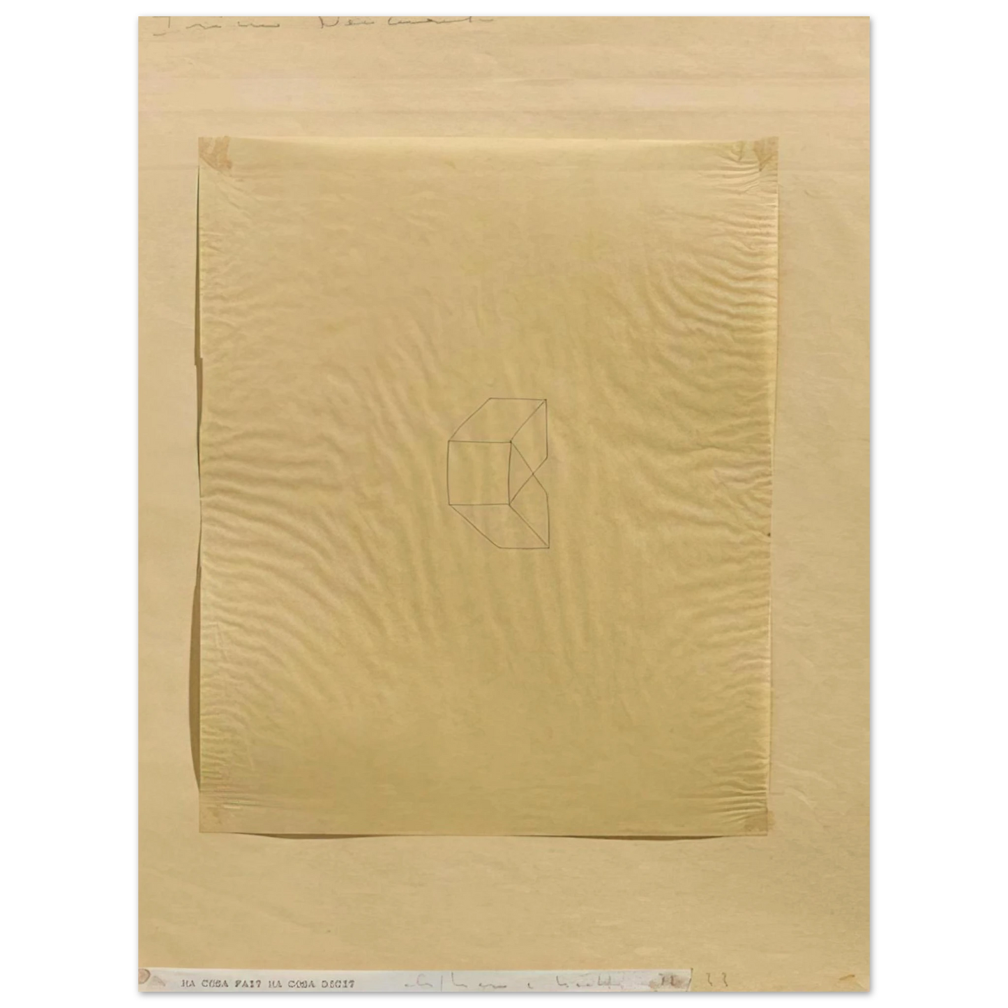 Alighiero Boetti - MA COSA FAI MA COSA DICI 1972 Fine Art Poster - Default Title