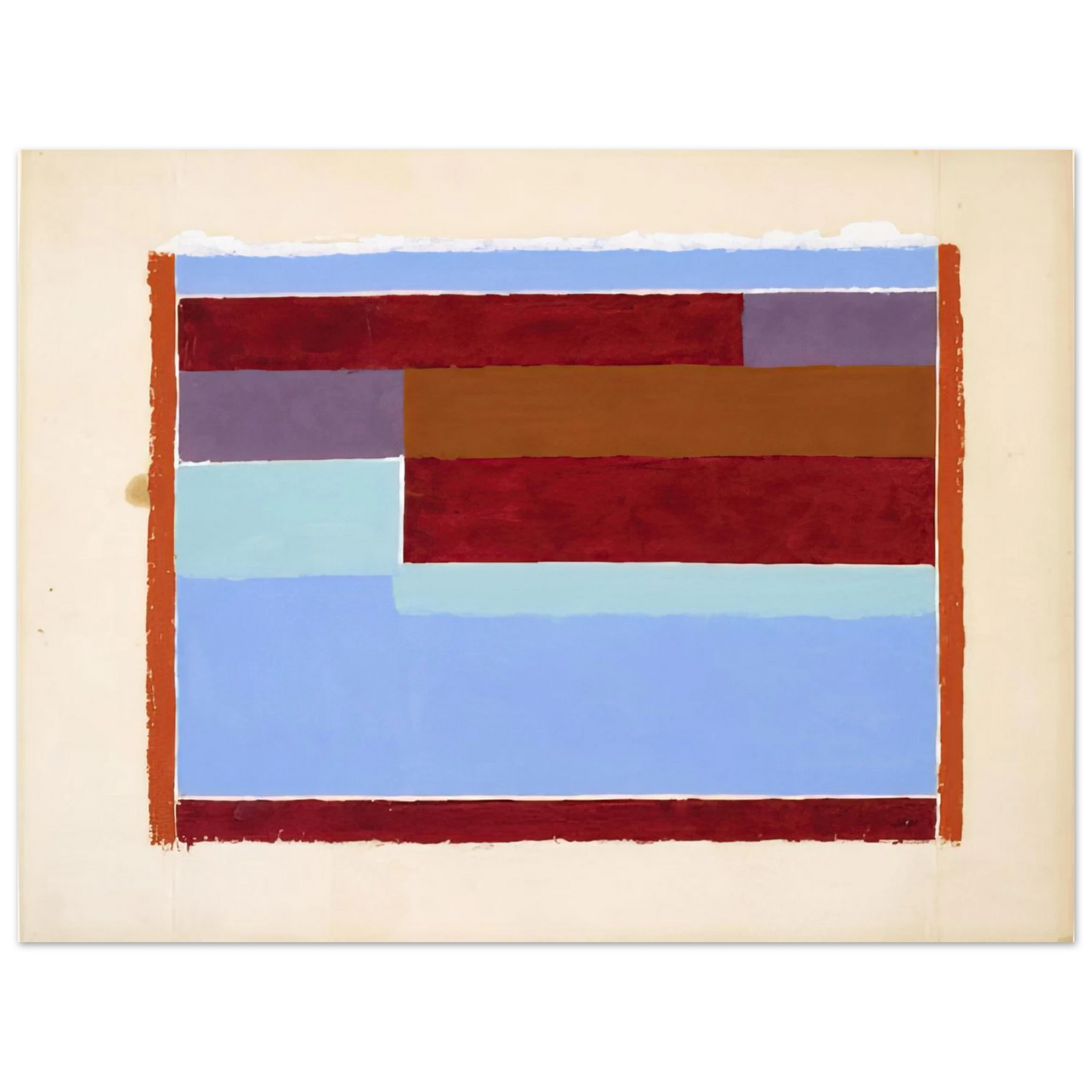 Josef Albers - UNTITLED ABSTRACTION VIII 1937 Fine Art Poster - Default Title