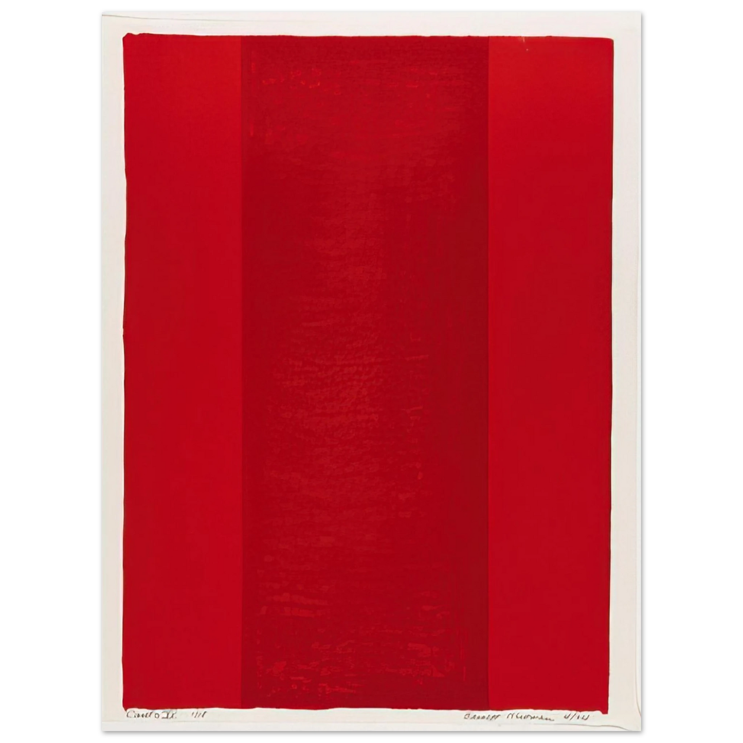 Barnett Newman - Canto XV Fine Art Poster - Default Title