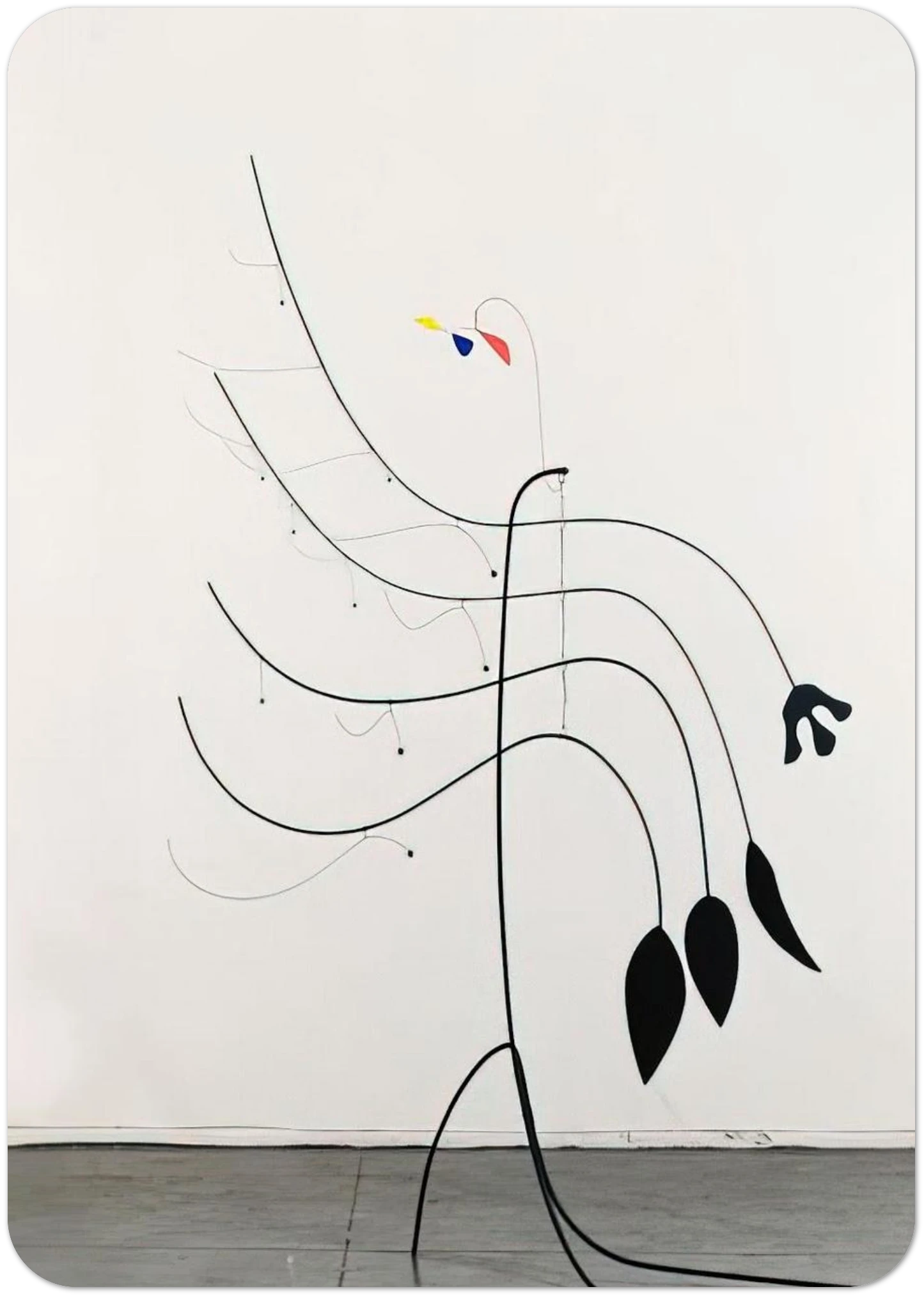 FOUR LEAVES AND THREE PETALS 1939 By Alexander Calder Pack of 10 Post Cards | Alexander Calder Post Cards | A6 (10.5 x 14.8 cm) - 4.1 x 5.8 inches
