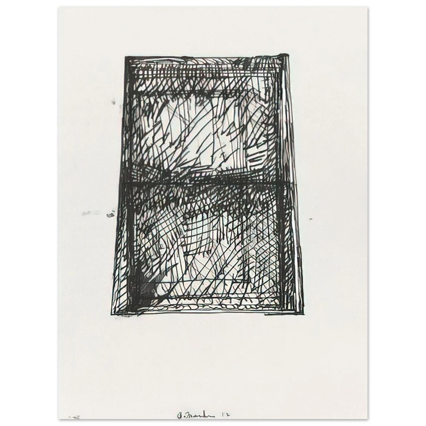 Brice Marden - Suicide Notes - 1972 Fine Art Poster - Default Title