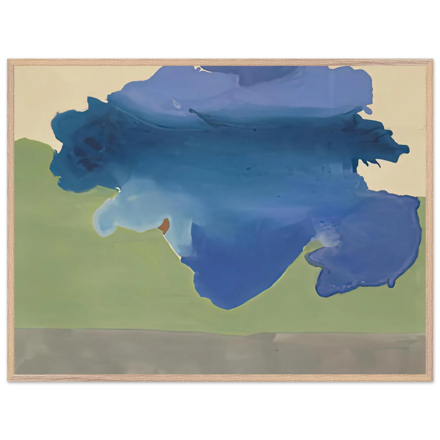 Helen Frankenthaler - The Bay, 1963- Wall Art - 30x40 cm / 12x16 inches - Fine Art Poster - -