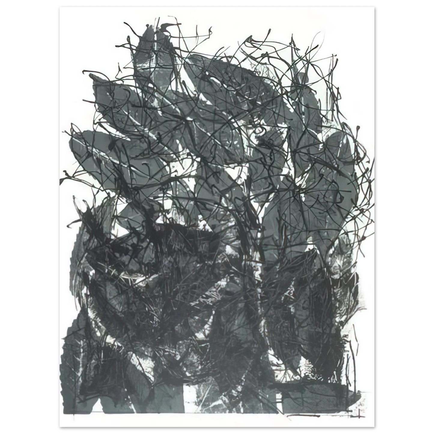 Jean-Paul Riopelle - Leaves I Fine Art Poster - Default Title