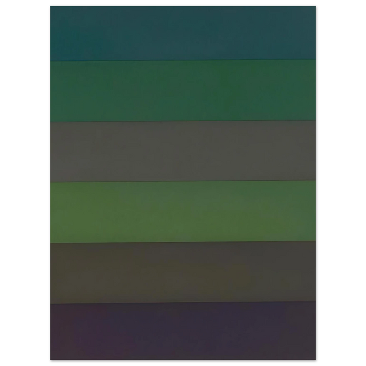 Sol LeWitt - Horizontal Bands with Colors Superimposed 75x100 cm / 30x40inches Fine Art Poster