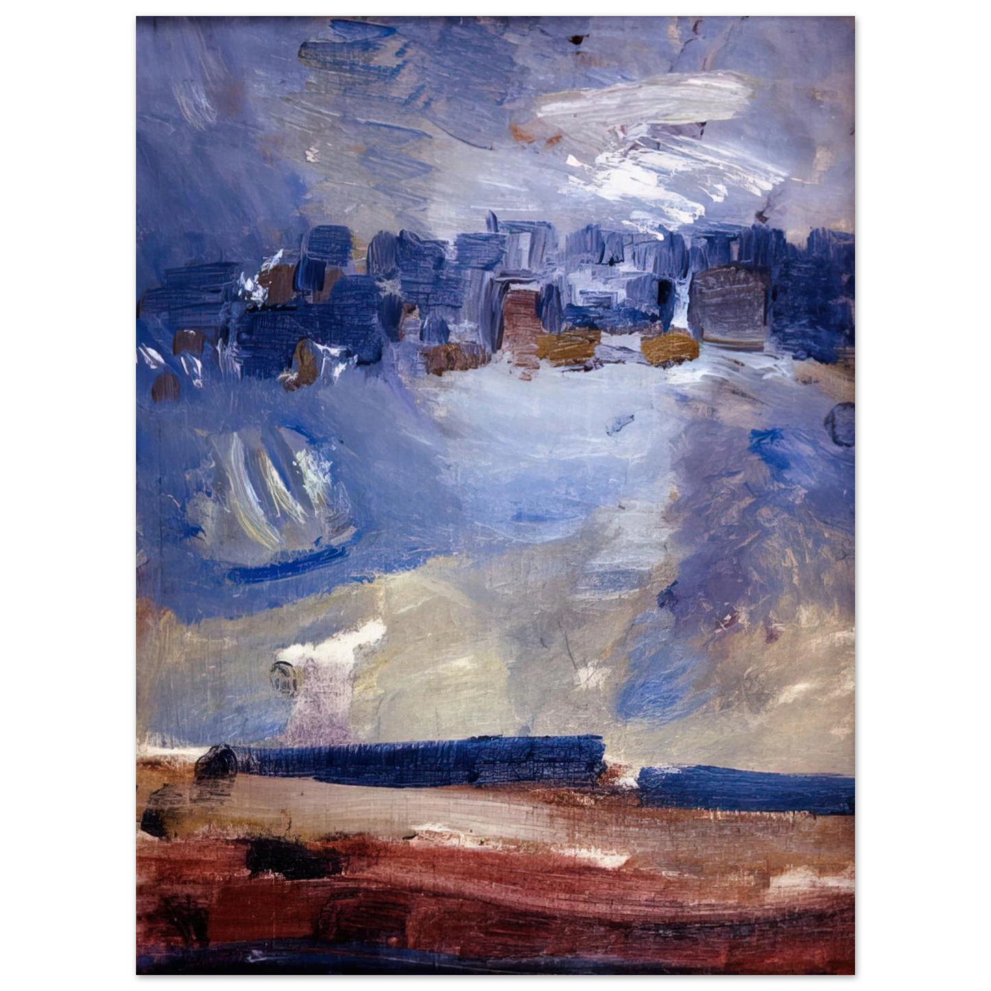 John Marin - Wehawken Sequence - Abstract Art, Expressionism Fine Art Poster - Default Title