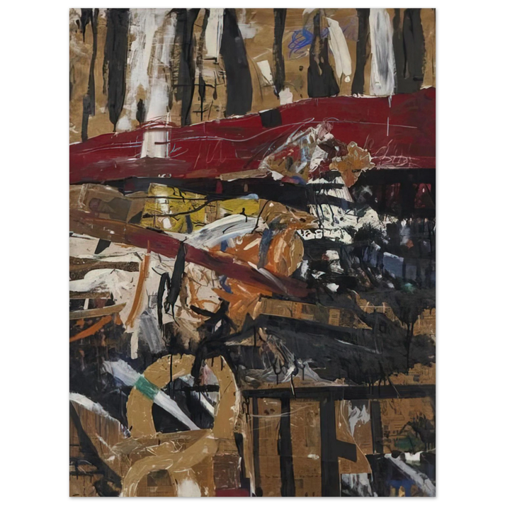 Allan Kaprow - Caged Pheasant #2 75x100 cm / 30x40inches Fine Art Poster