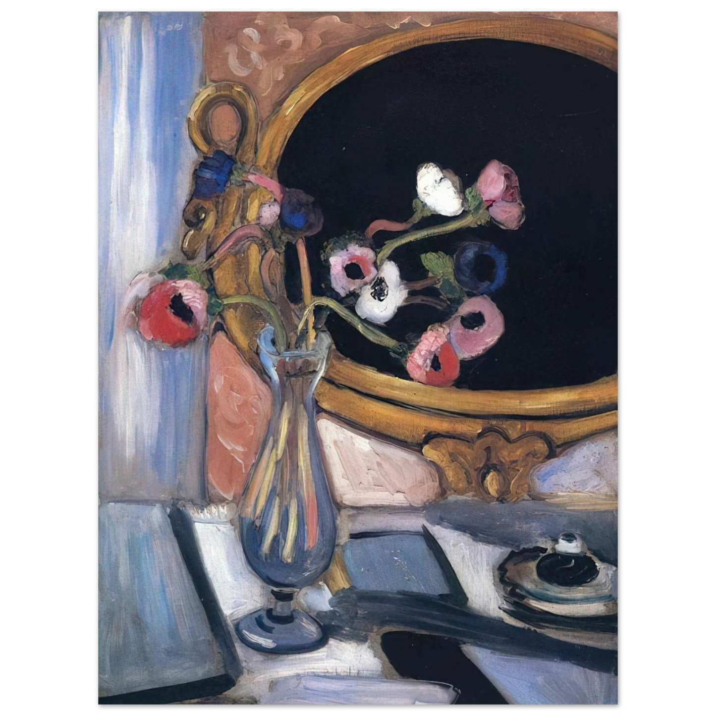 Henri Matisse - ANEMONE AND MIRROR 1920 Fine Art Poster - Default Title