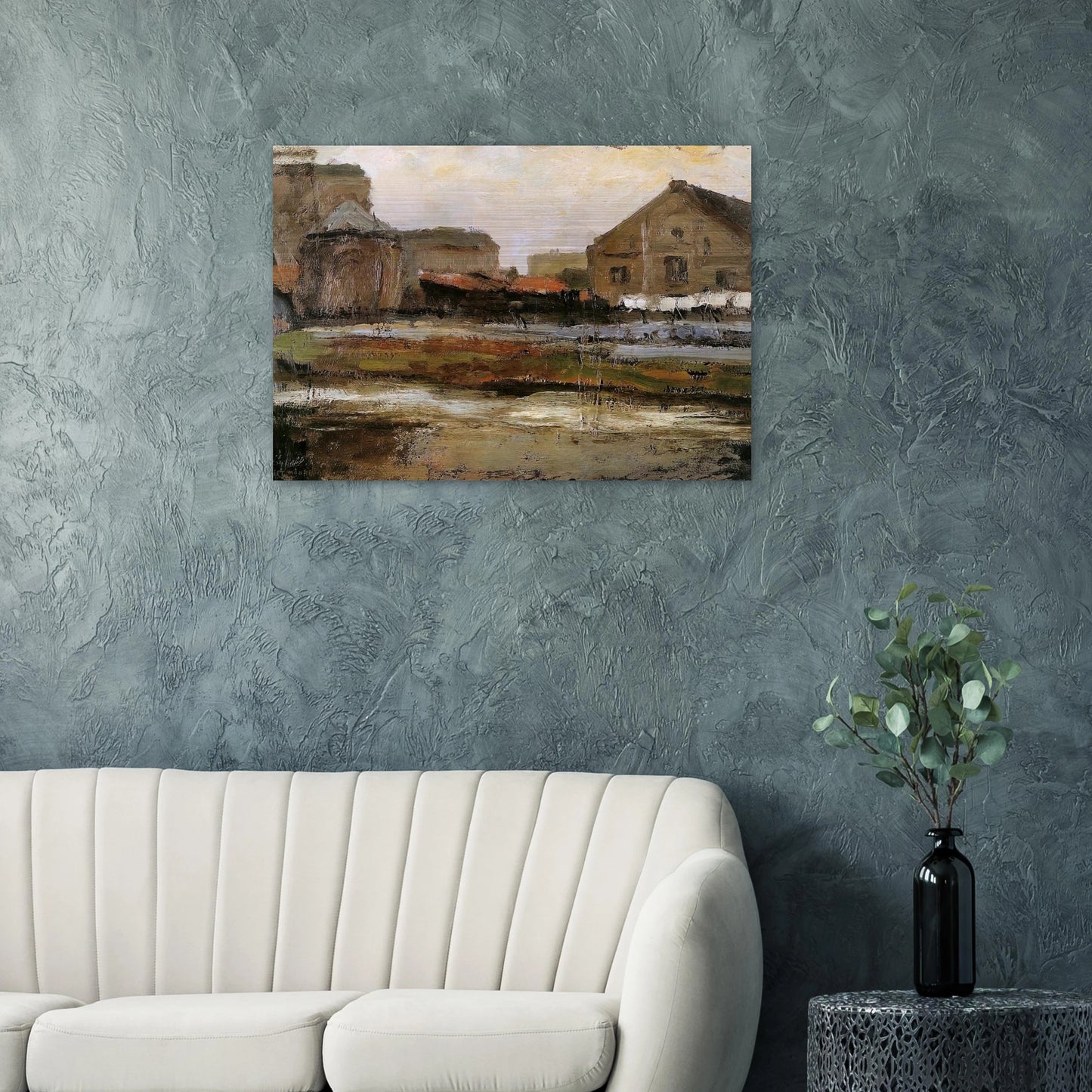 Schinkelbuurtje Sun - Piet Mondrian Brushed Aluminum Print - 70x100 cm / 28x40 inches | Piet Mondrian Aluminum Print | Piet Mondrian Prints