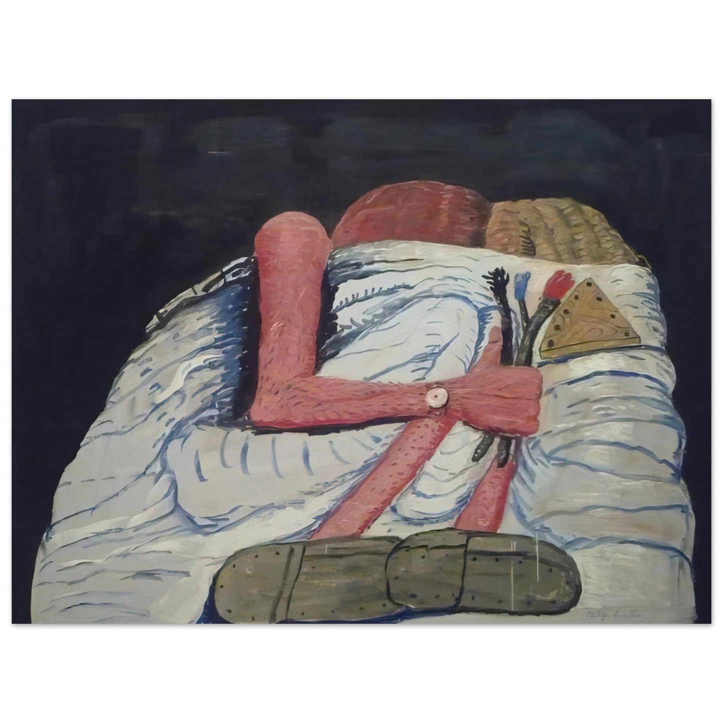 Philip Guston - COUPLE IN BED Fine Art Poster - Default Title
