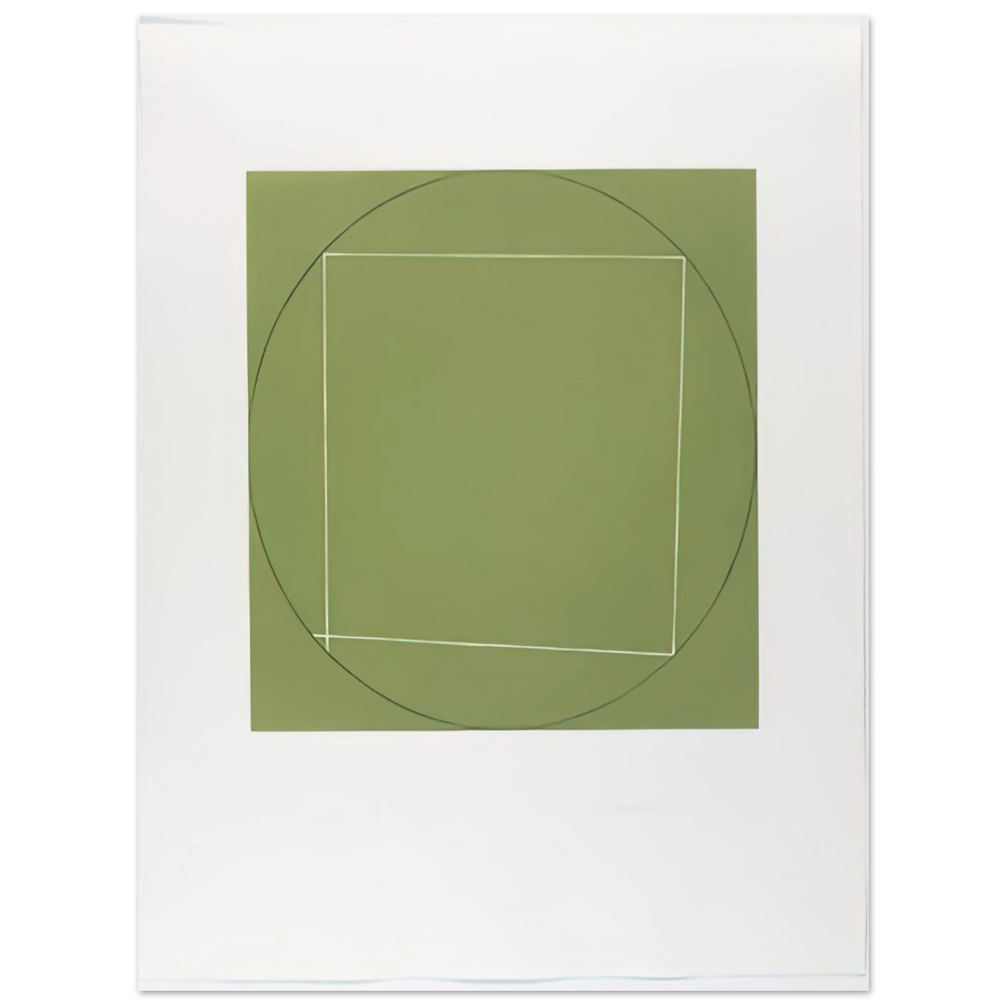 Robert Mangold - UNTITLED FROM SEVEN AQUATINTS 1973 Fine Art Poster - Default Title