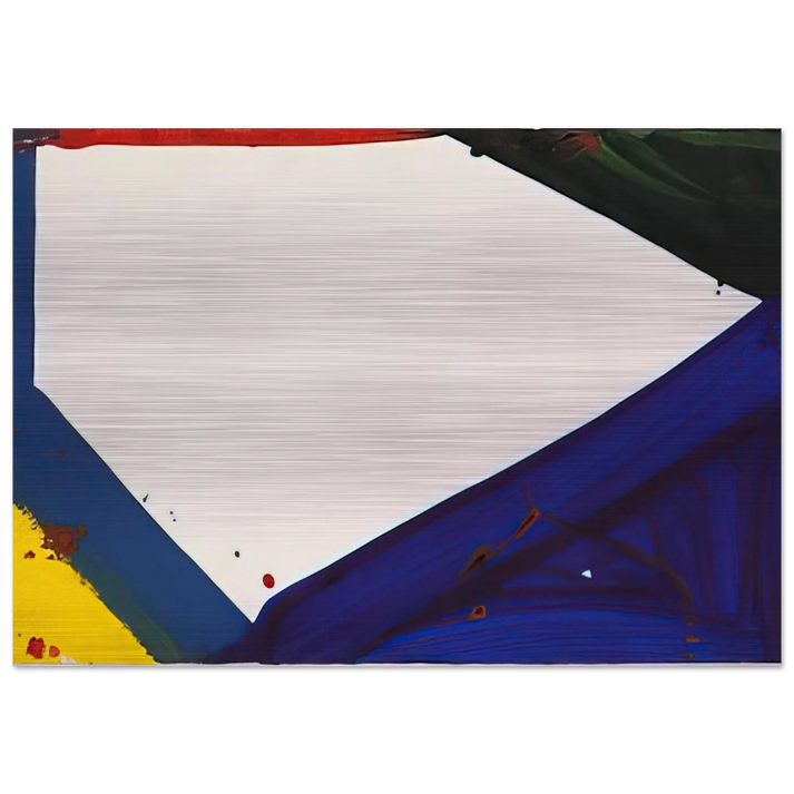 Untitled Edge - Sam Francis Brushed Aluminum Print - 70x100 cm / 28x40 inches | Sam Francis Aluminum Print | Sam Francis Prints