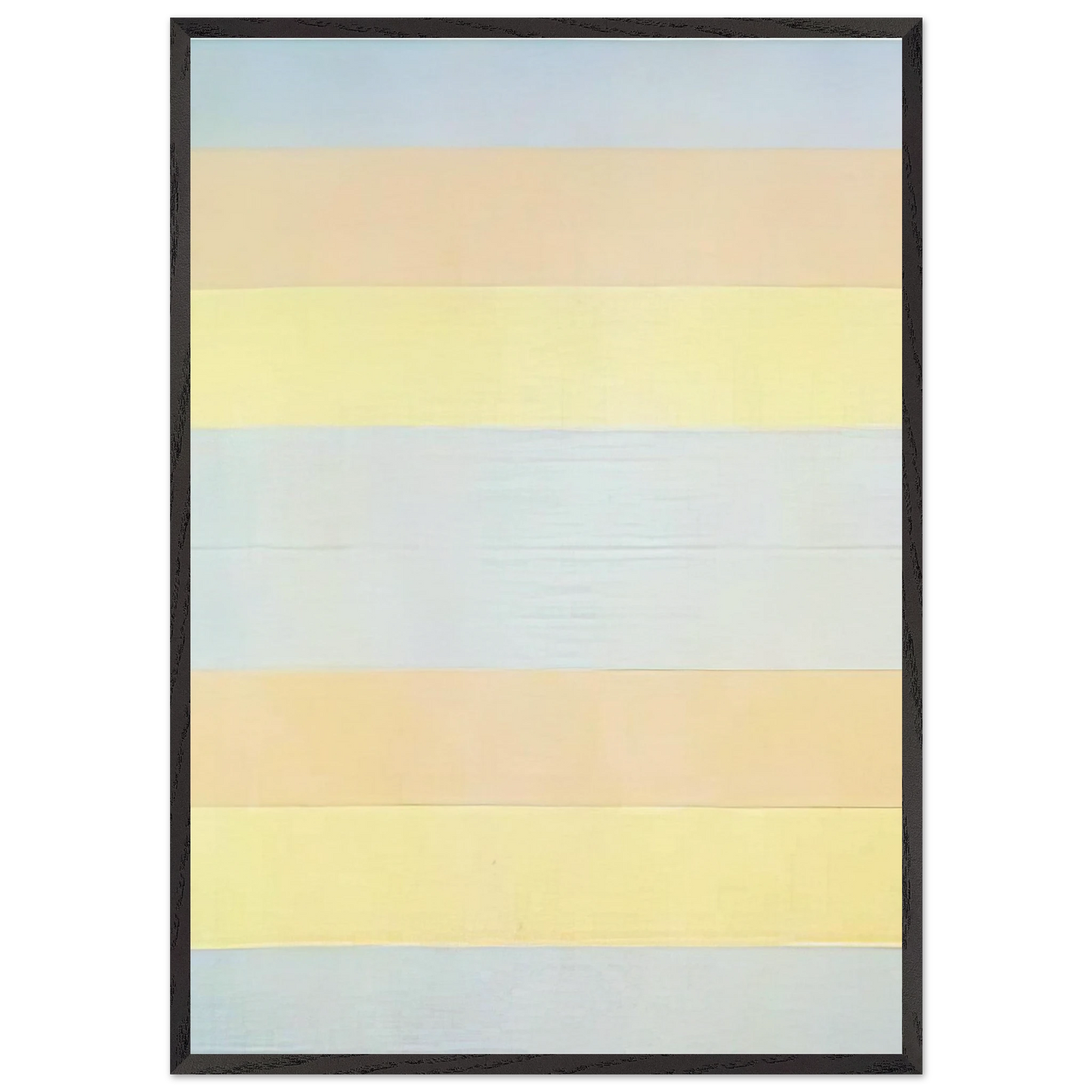 With My Back to the World - Agnes Martin Framed Art Print – Black Wooden Frame - Default Title - -Framed Art Print