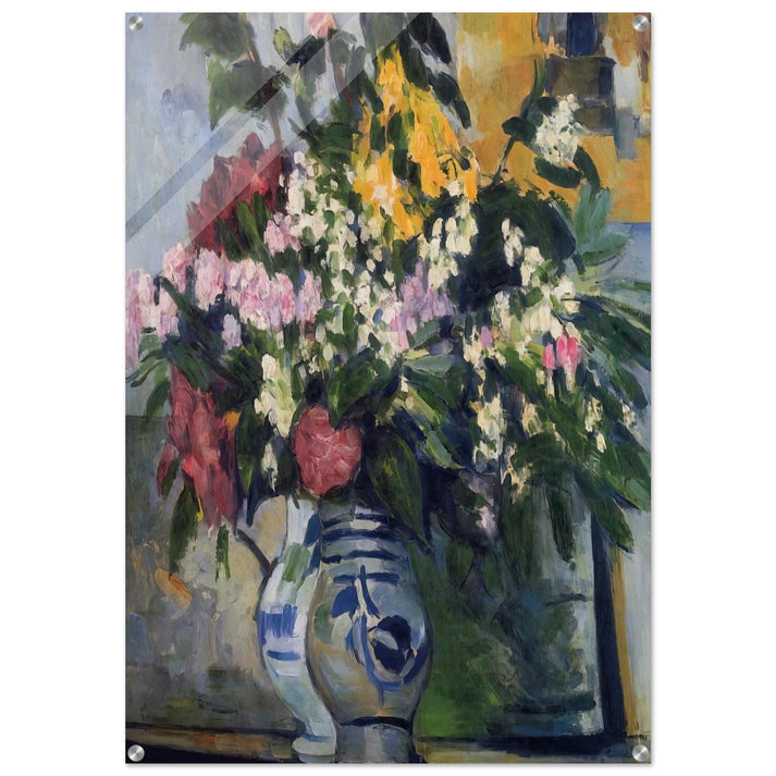 Two Vases of Flowers - Paul Cézanne Acrylic Print - 70x100 cm / 28x40″ inches