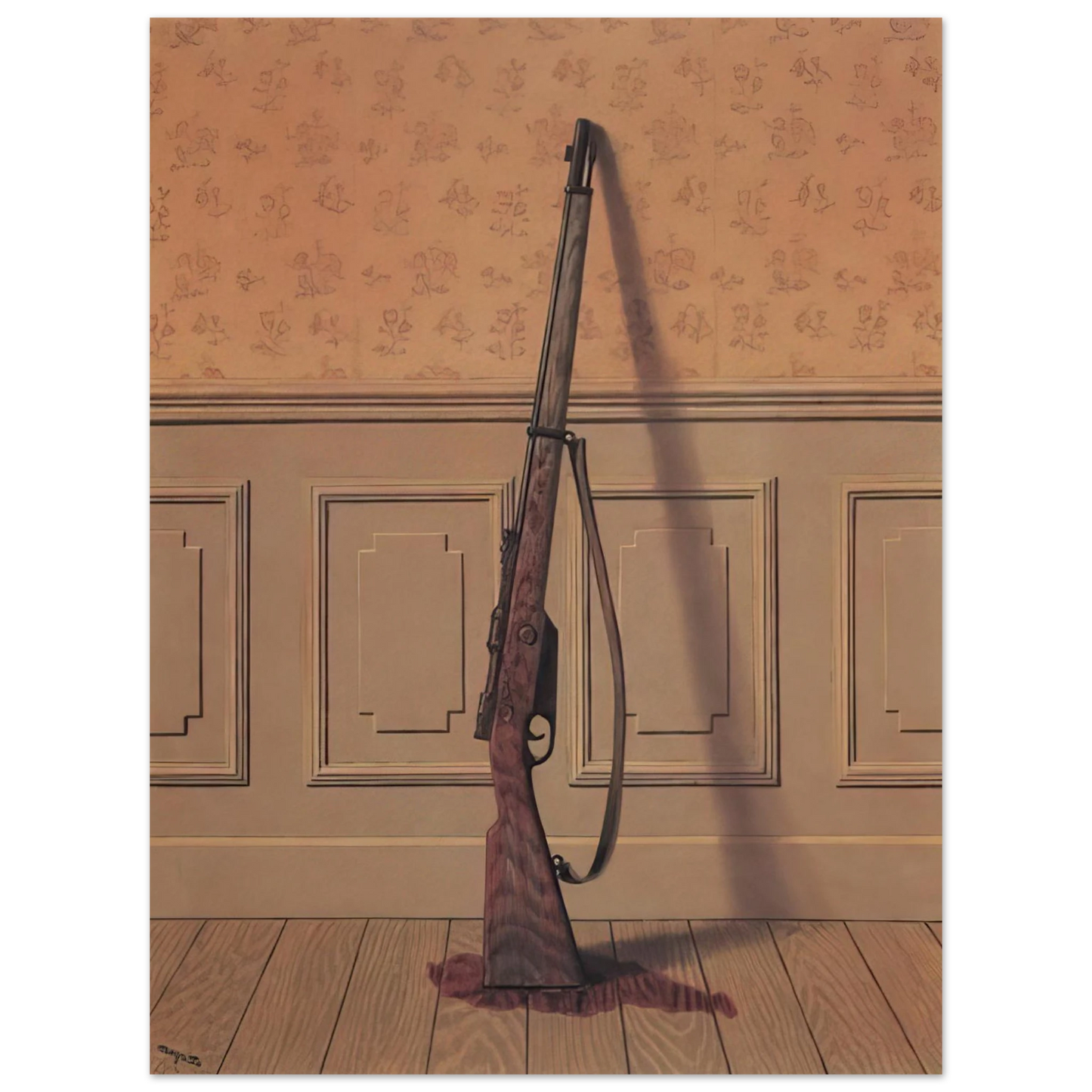 Rene Magritte - THE SURVIVOR 1950 Fine Art Poster - Default Title