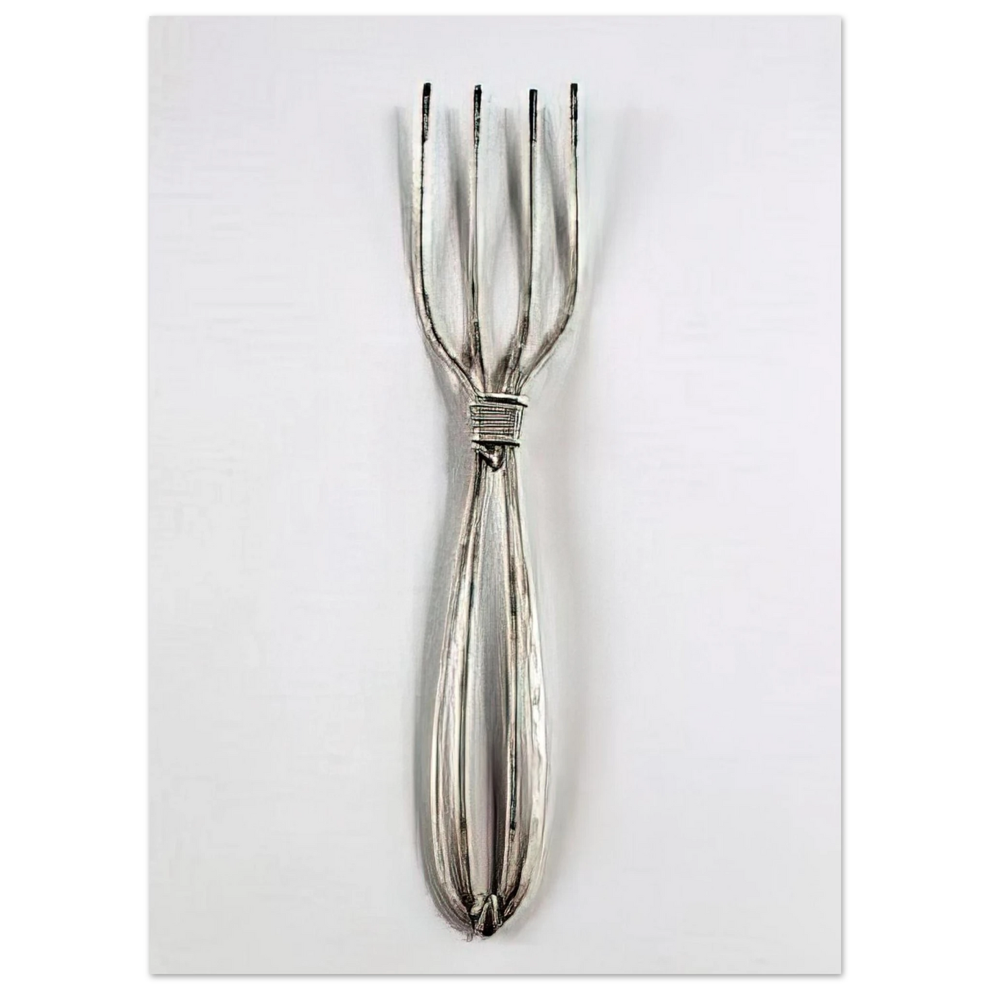 Alexander Calder - FORK 1940 Fine Art Poster - 75x100 cm / 30x40 inches