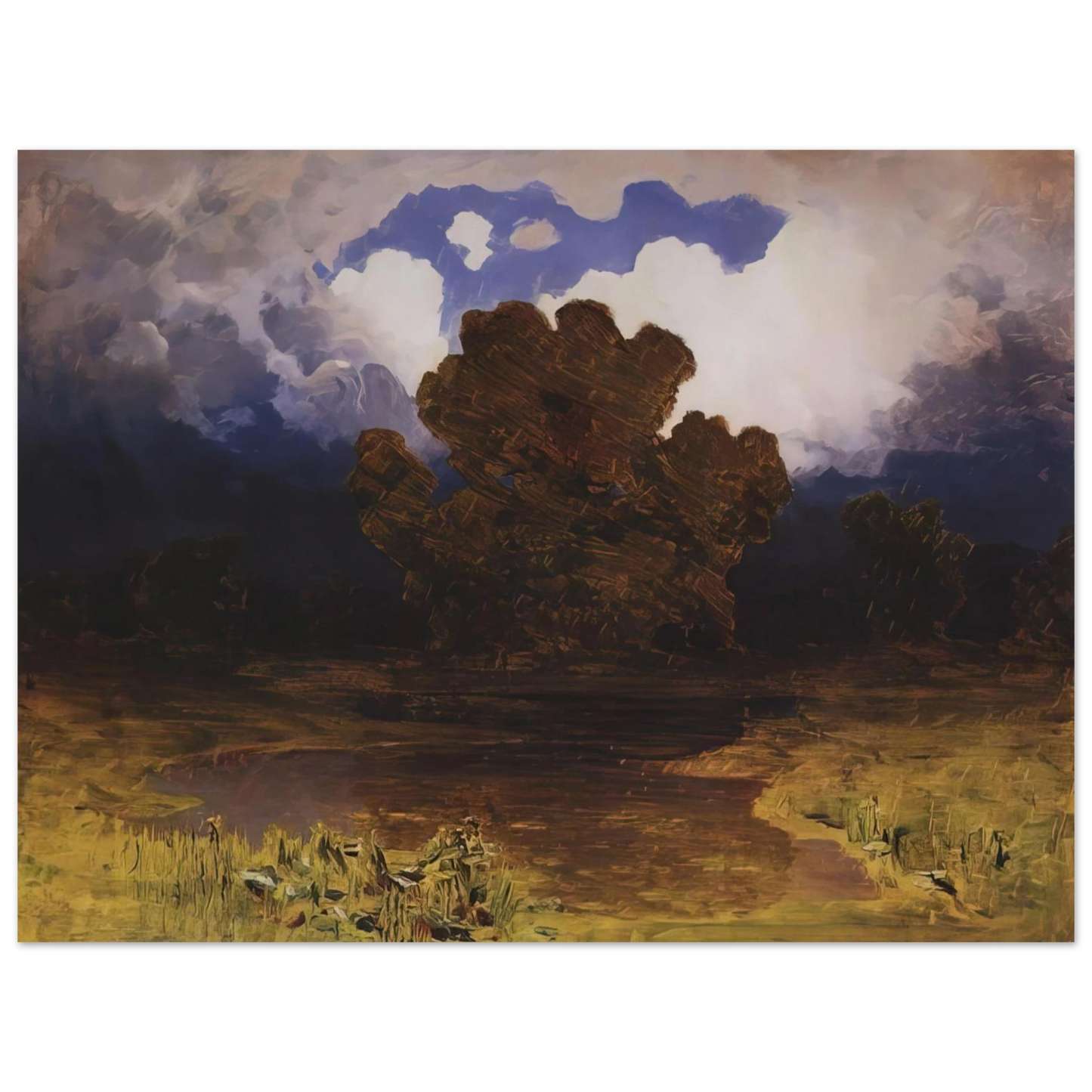 Arkhyp Kuindzhi - Forest Lake. Cloud Fine Art Poster - Default Title