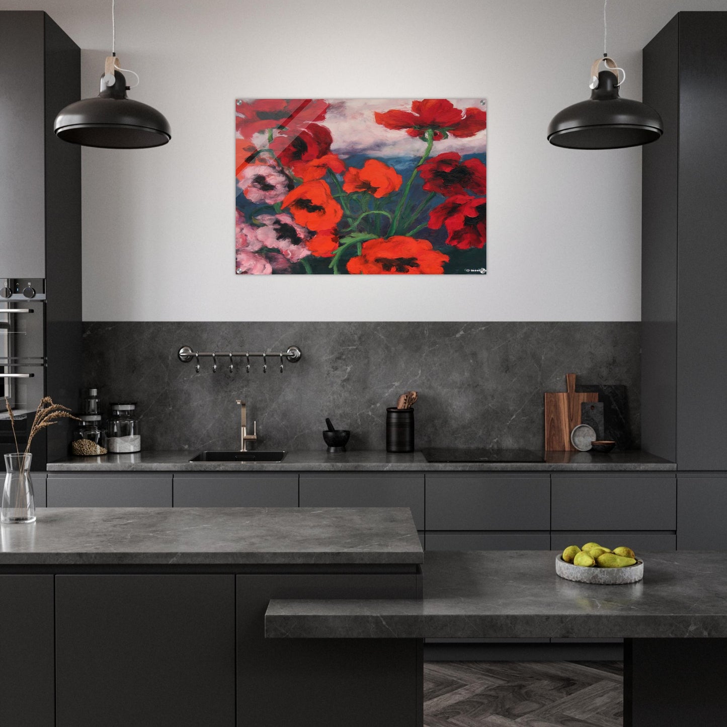 Large Poppies - Emil Nolde Acrylic Print - 70x100 cm / 28x40″ inches