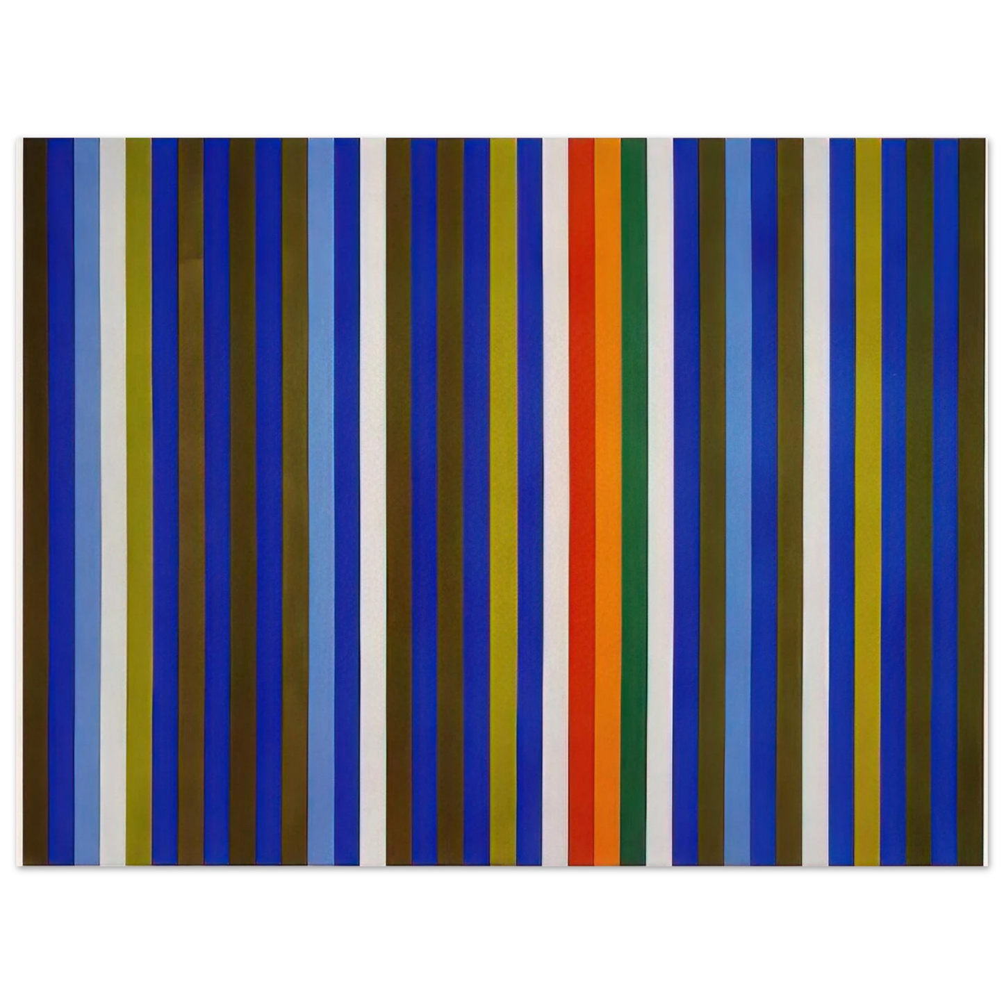 Gene Davis - Citadel - 1962 Fine Art Poster - Default Title