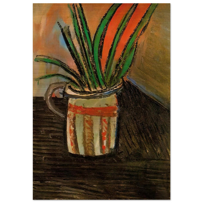 Exotic Flowers - 1907 - Pablo Picasso Brushed Aluminum Print - 70x100 cm / 28x40 inches | Pablo Picasso Aluminum Print | Pablo Picasso Prints