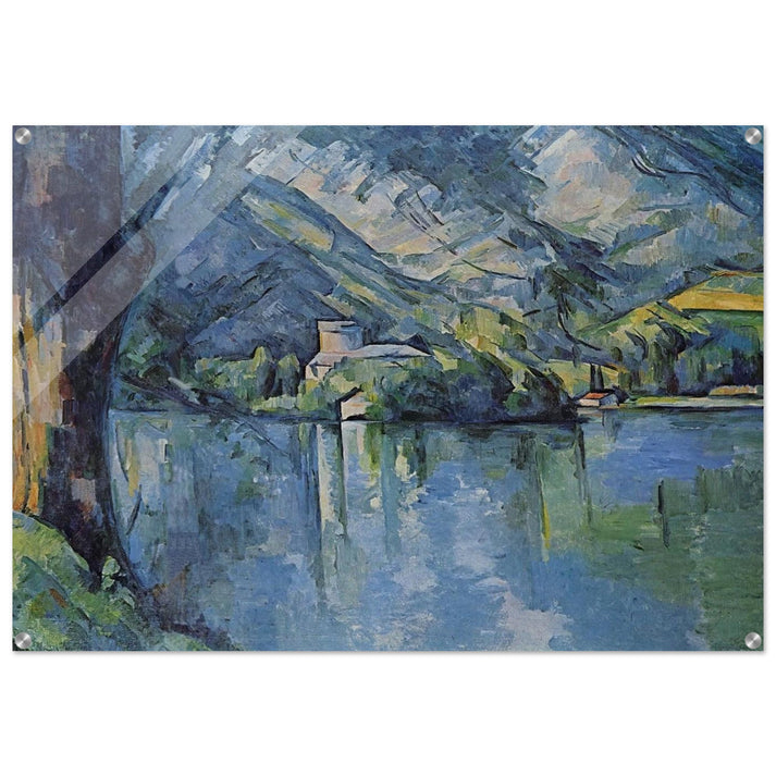 The Lac d'Annecy - Paul Cézanne Acrylic Print - 70x100 cm / 28x40″ inches