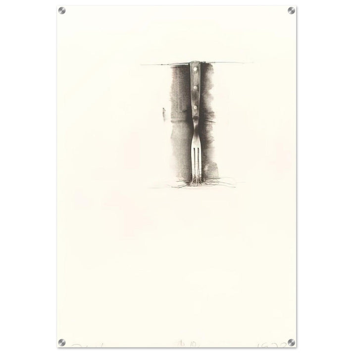 UNTITLED FROM TEN WINTER TOOLS 1973 8 - Jim Dine Acrylic Print - 70x100 cm / 28x40″ inches