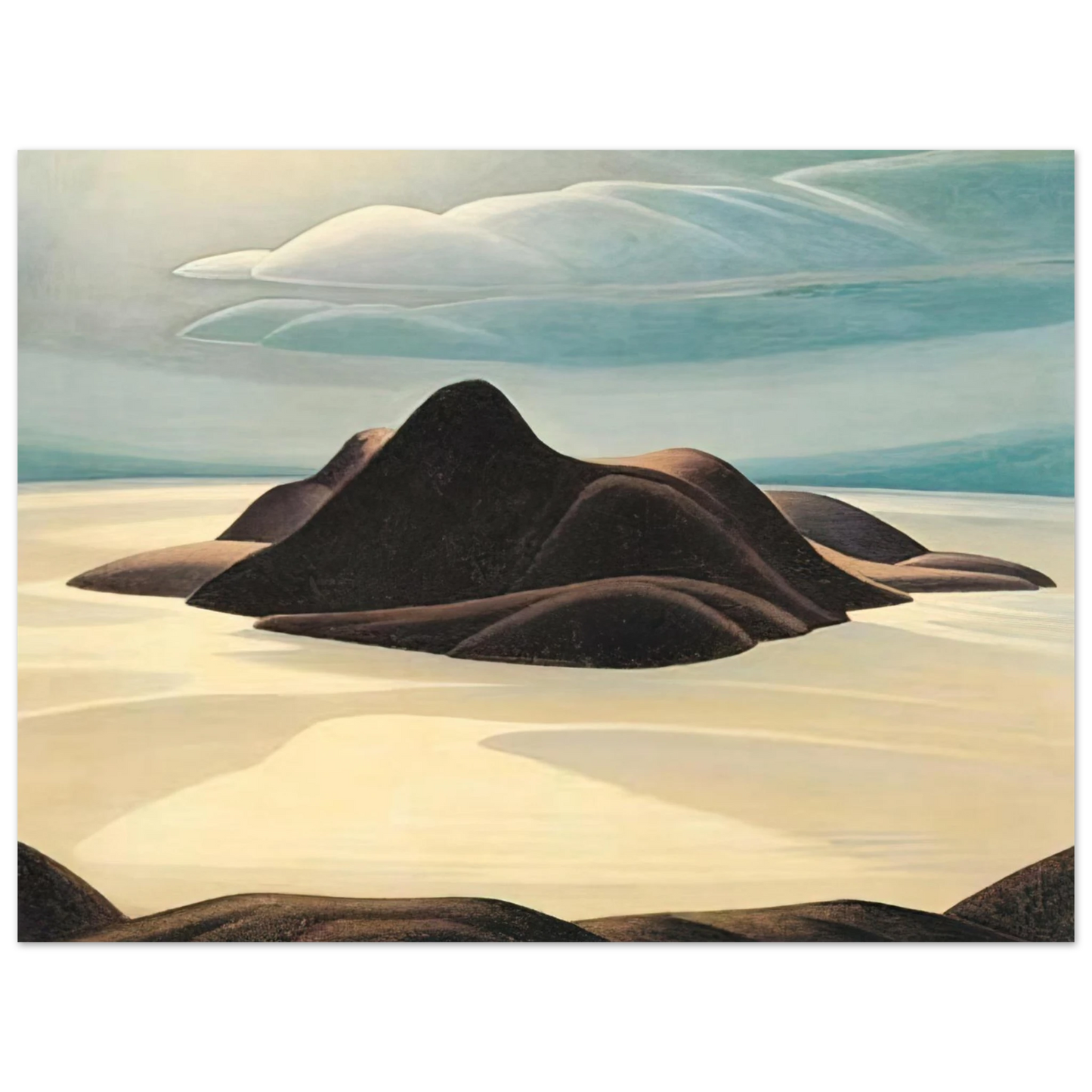 Lawren Harris - Pic Island, Lake Superior - 1924 Fine Art Poster - Default Title