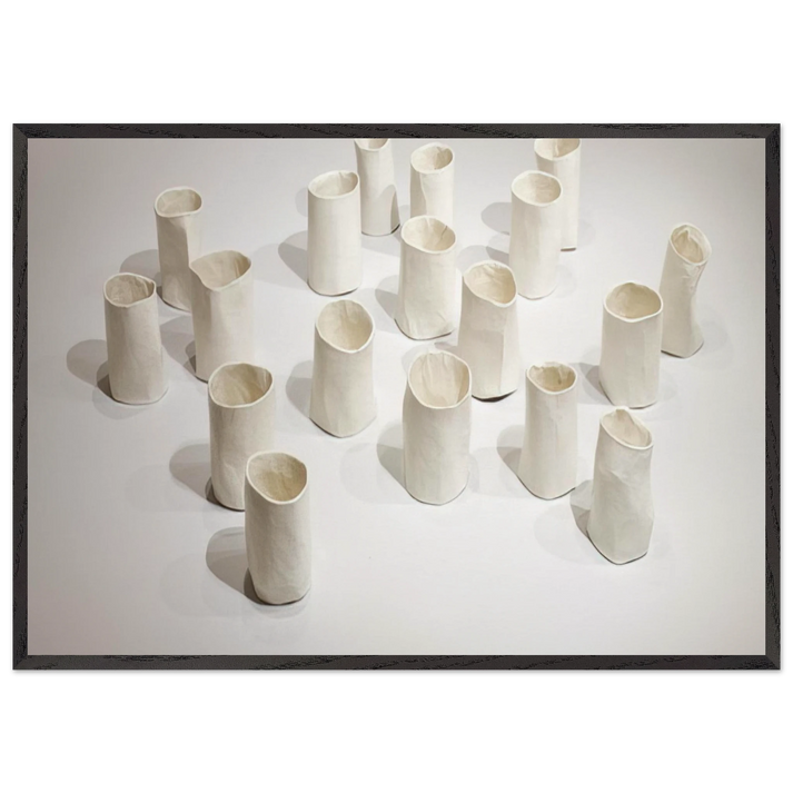 REPETITION NINETEEN I 1967 - Eva Hesse 70x100 cm / 28x40 inches Framed Art Print – Black Wooden Frame