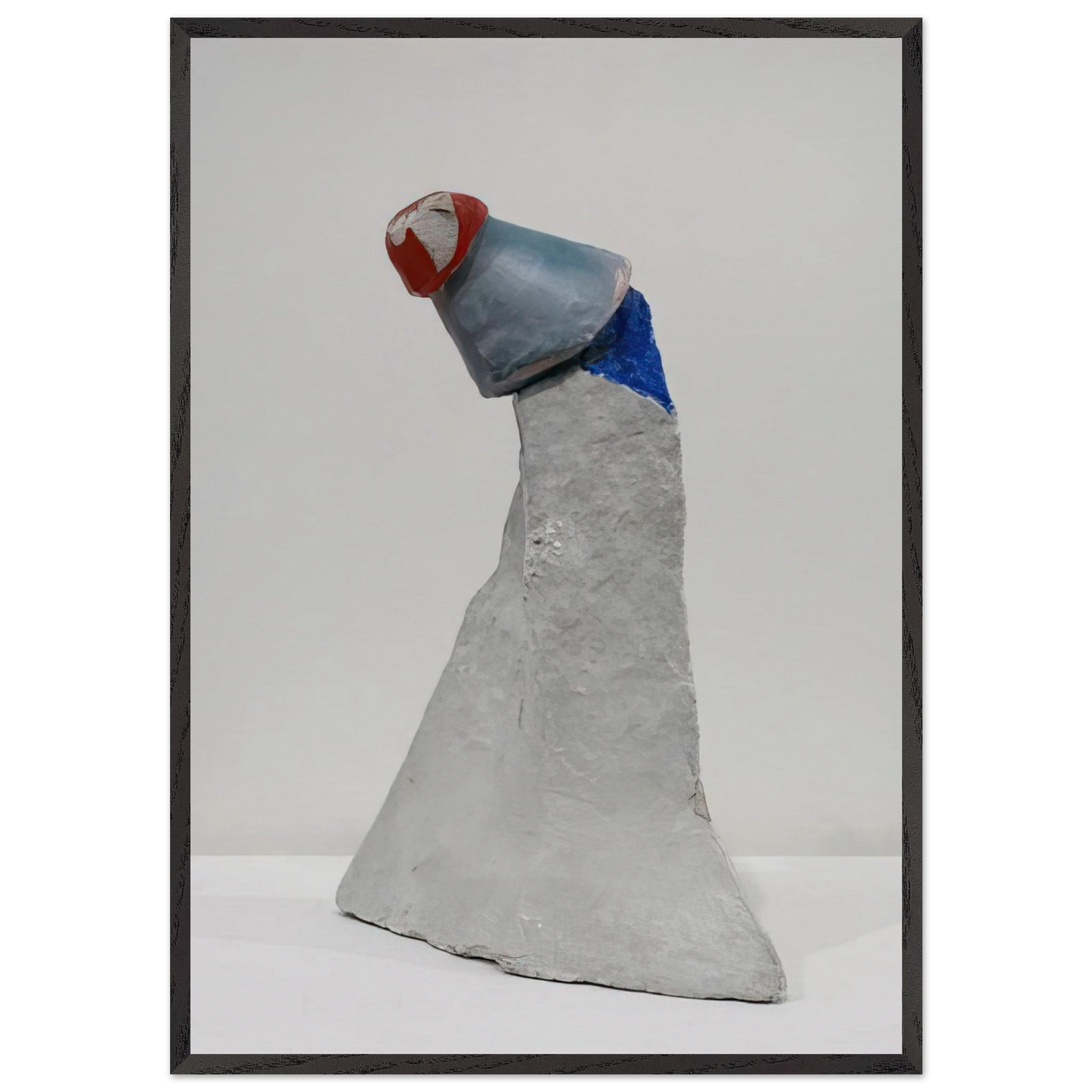 THE CLOWN 1947 - Kurt Schwitters Framed Art Print – Black Wooden Frame - Default Title - -Framed Art Print