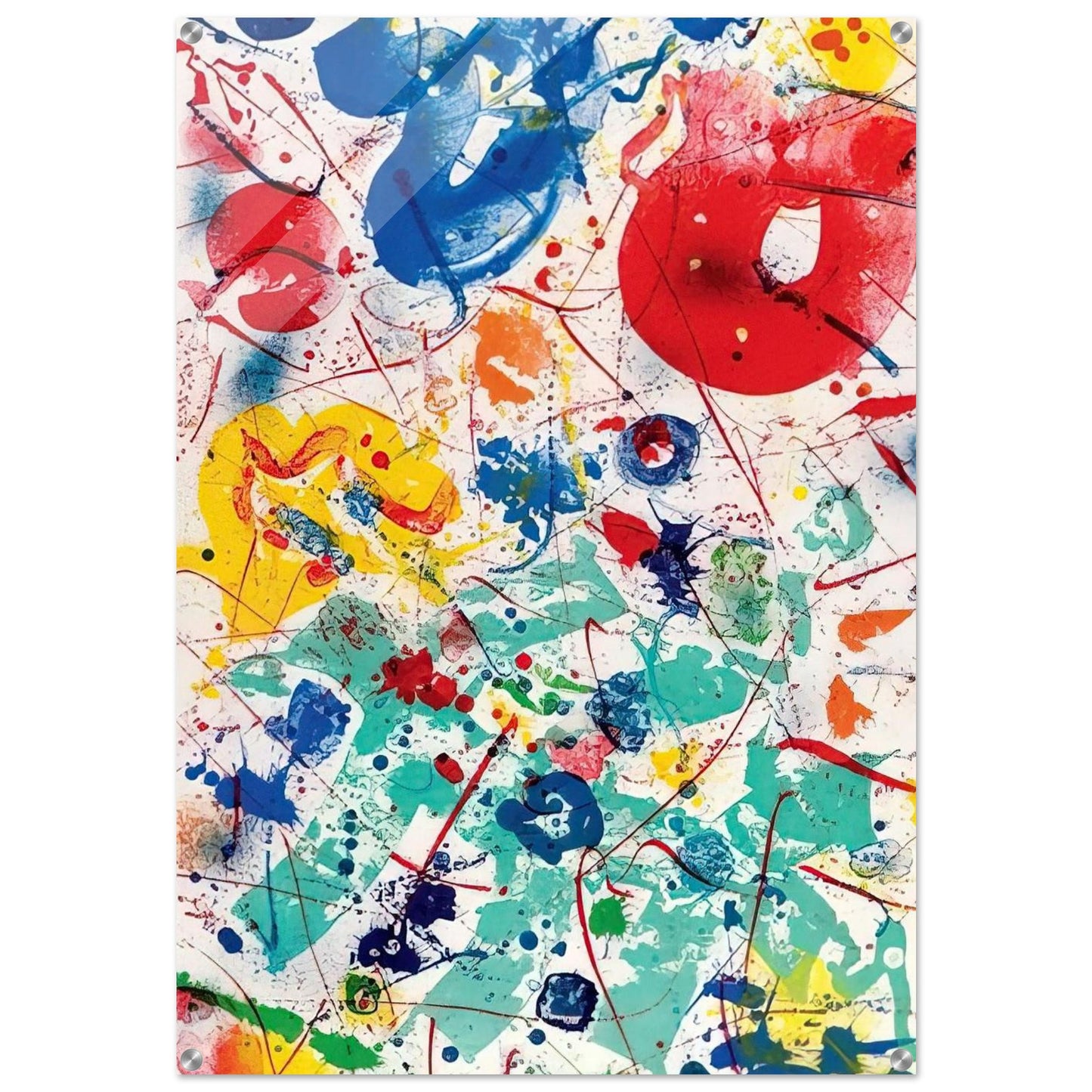 Untitled SF 358 - Sam Francis Acrylic Print - 70x100 cm / 28x40″ inches