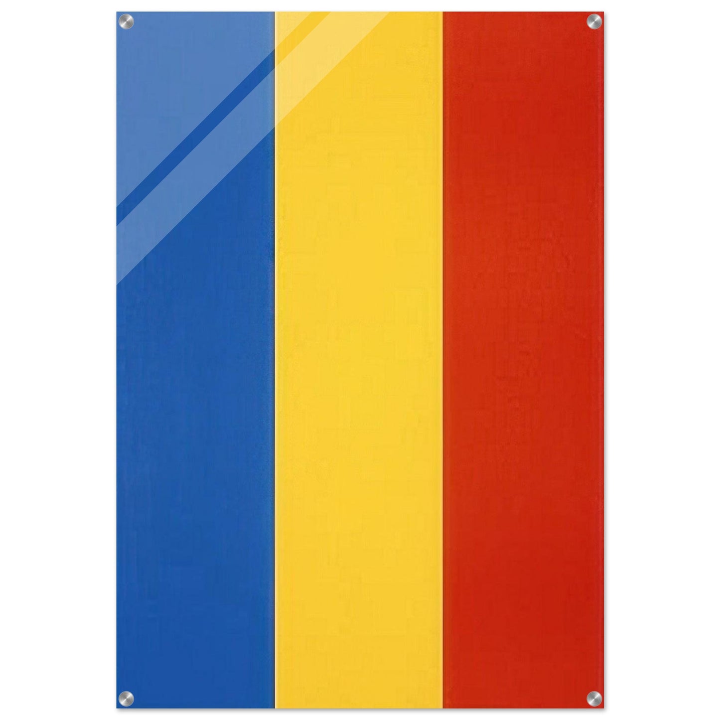 Blue Yellow Red - Ellsworth Kelly Acrylic Print - 70x100 cm / 28x40″ inches