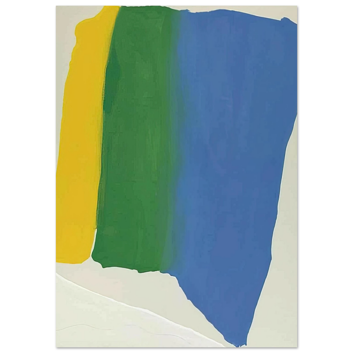 Helen Frankenthaler - Summer Insignia - 1969 Wall art - 70x100 cm / 28x40 inches - Fine Art Poster - -