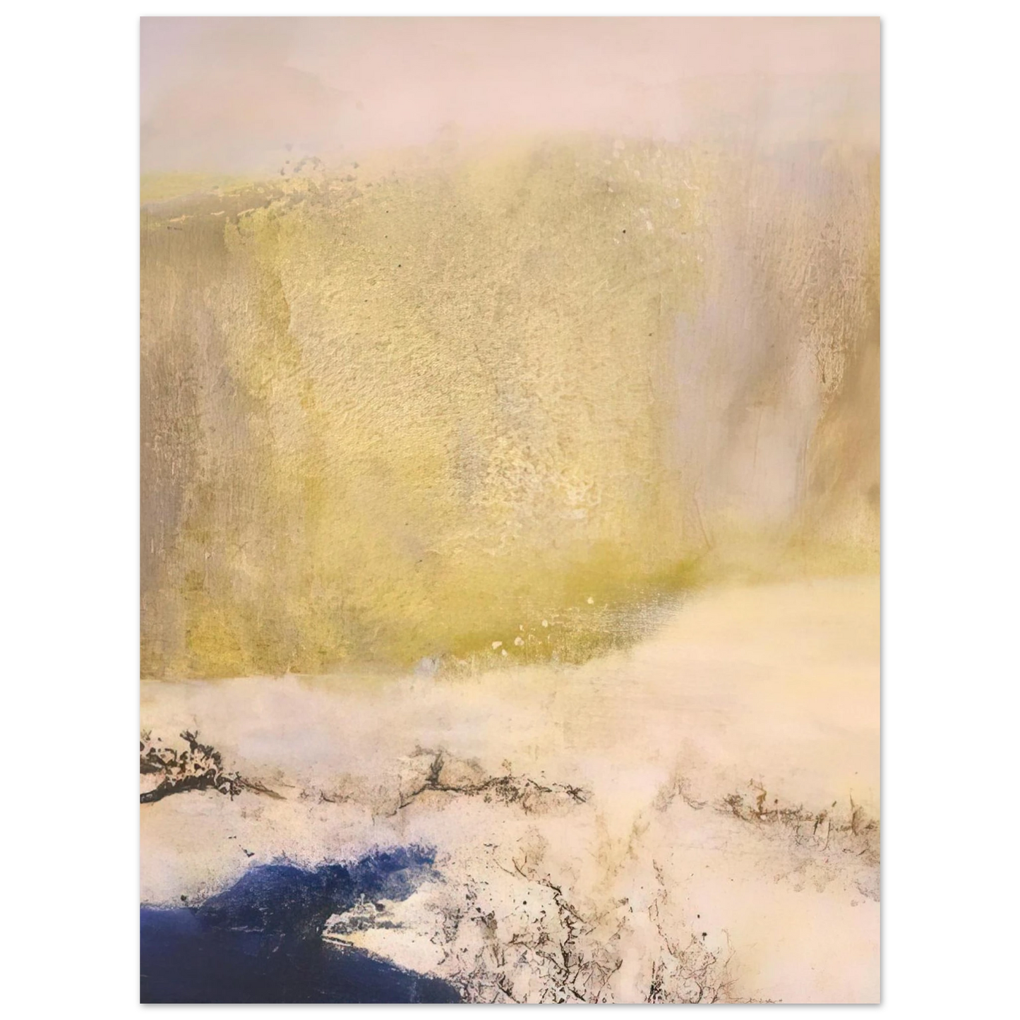 Zao Wou-Ki - 01 02 1997 1997 Fine Art Poster - Default Title