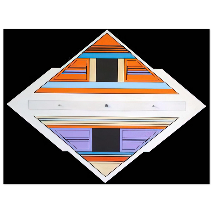 Carmelo Arden Quin - Elan - 1989 75x100 cm / 30x40inches Fine Art Poster