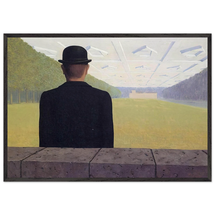 THE GREAT CENTURY 1954 - Rene Magritte 70x100 cm / 28x40 inches Framed Art Print – Black Wooden Frame