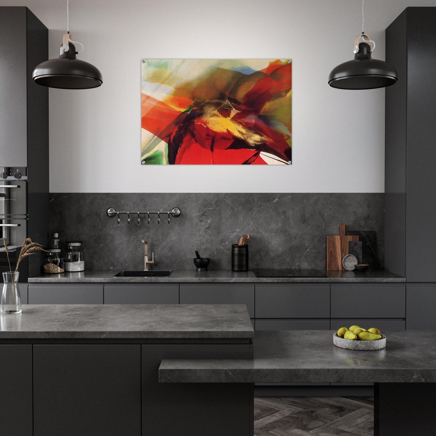 Phenomena Day of Zagorsk - 1966 - Paul Jenkins Acrylic Print - 70x100 cm / 28x40″ inches | Paul Jenkins Wall Art | Paul Jenkins Prints