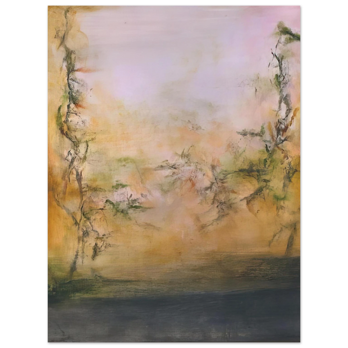 Zao Wou-Ki - 25 5 2001 2001 75x100 cm / 30x40inches Fine Art Poster