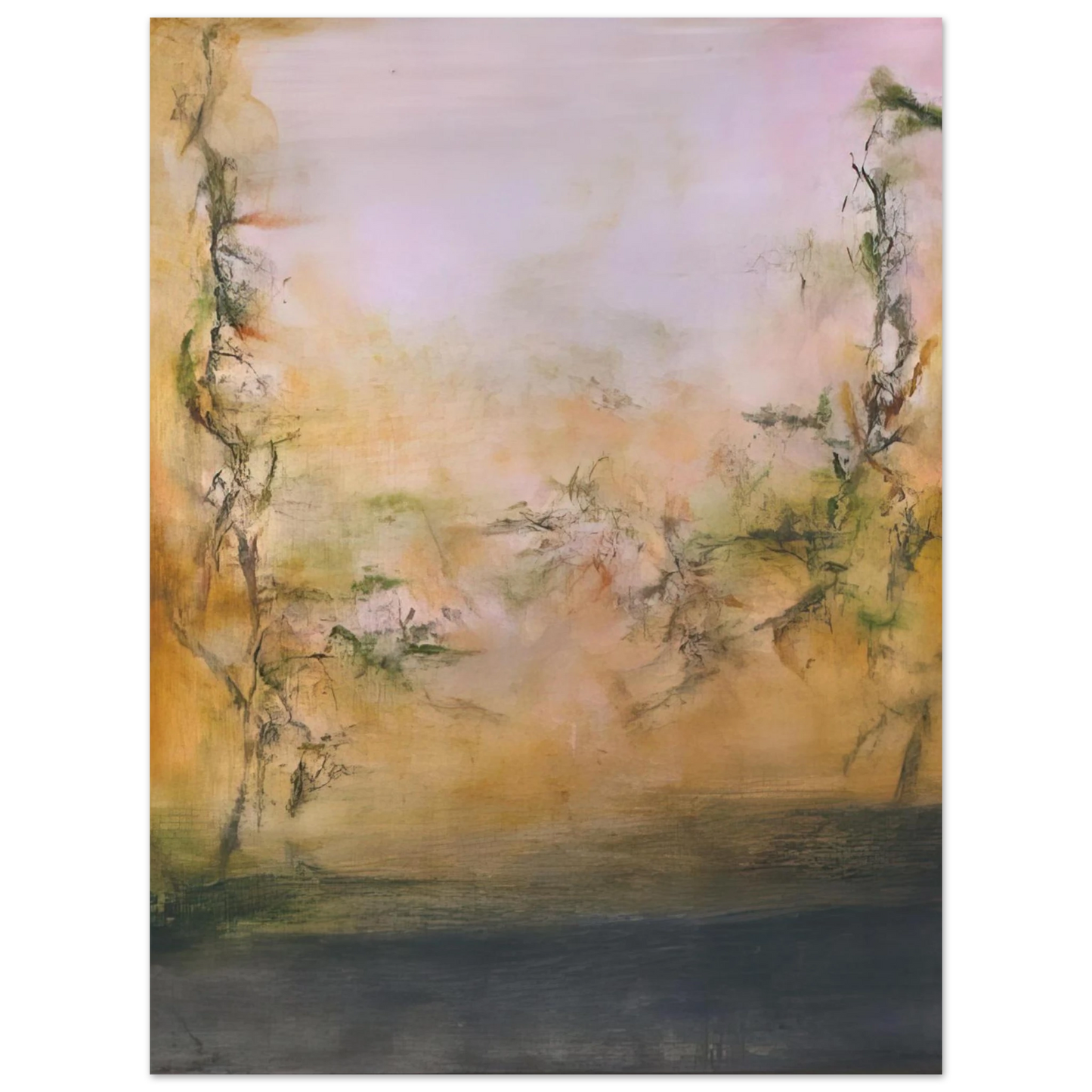 Zao Wou-Ki - 25 5 2001 2001 Fine Art Poster - Default Title
