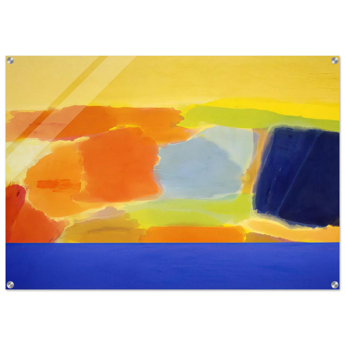 Captain Blue - 1979 - Ronnie Landfield Acrylic Print - 70x100 cm / 28x40″ inches