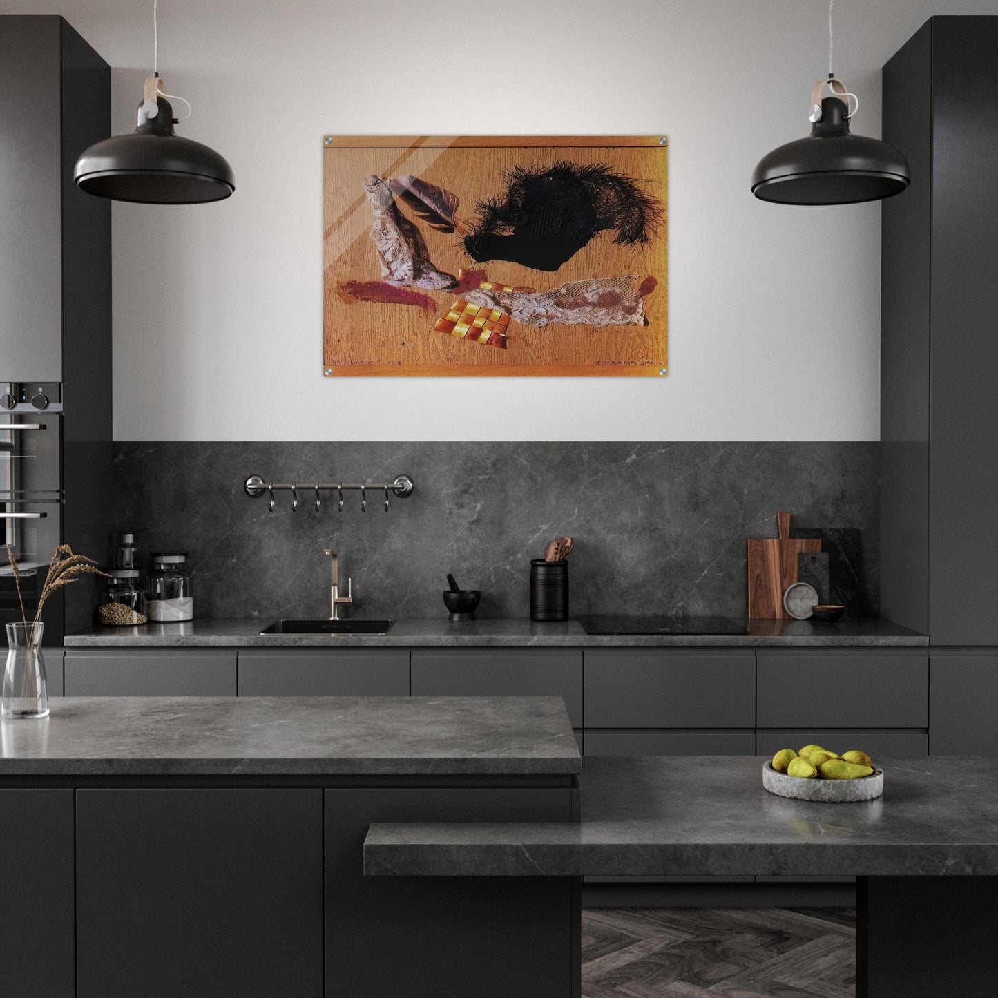 B GUINAGE 1918 - Enrico Prampolini Acrylic Print - 70x100 cm / 28x40″ inches