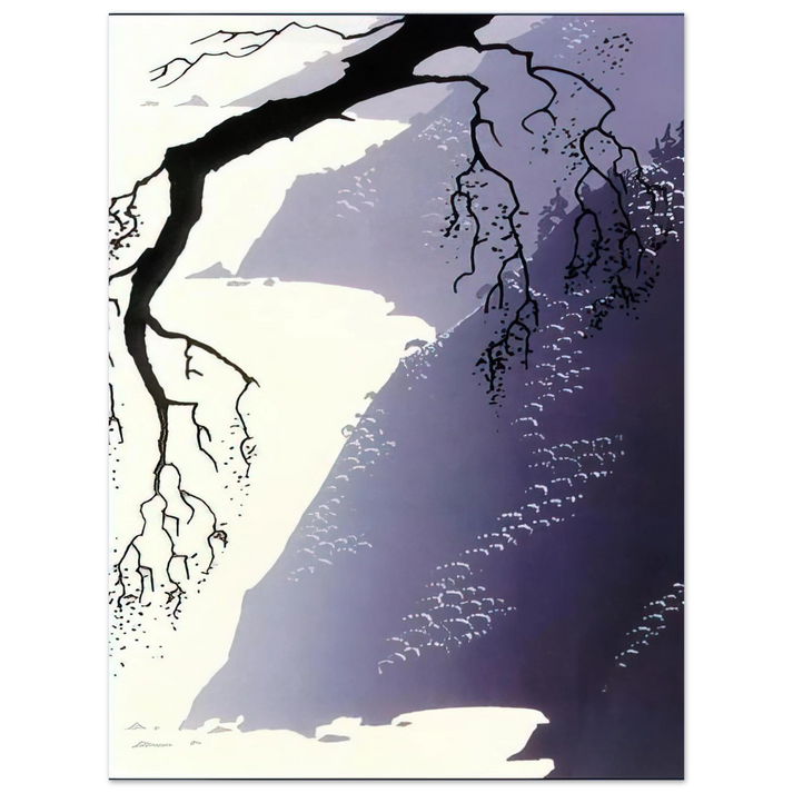 Eyvind Earle - Gray Mist 75x100 cm / 30x40inches Fine Art Poster